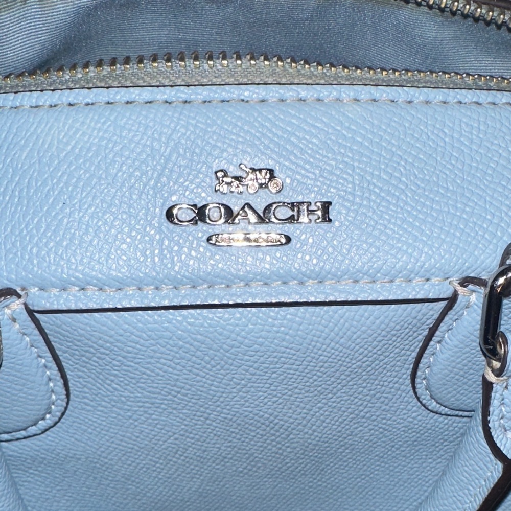Coach Light Blue Crossbody Bag - Picture 3 of 12